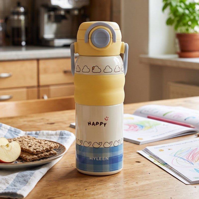 Stainless Steel 600ML Kids Water Bottle - Homazing