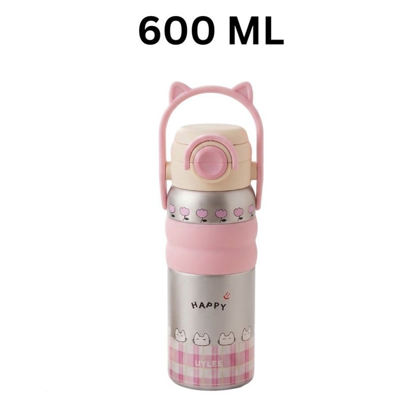 Stainless Steel 600ML Kids Water Bottle - Homazing