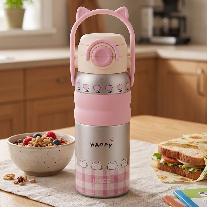 Stainless Steel 600ML Kids Water Bottle - Homazing