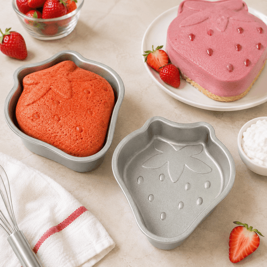 Stainless Steel Pudding Cake Mold Strawberry Shape - Homazing
