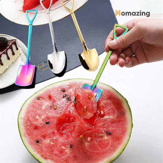 Creative Fruit Spoon Shovel Shaped Pack Of 2