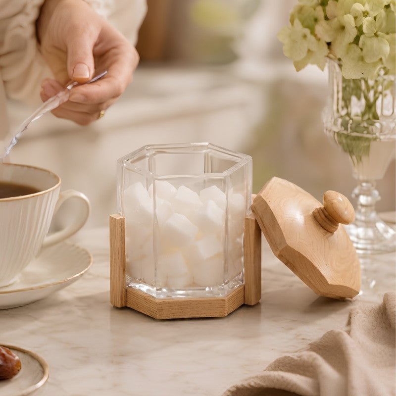 Sugar Pot With Lid And Spoon - Homazing