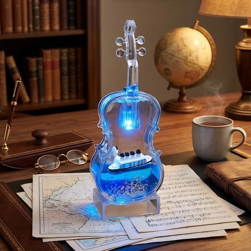 Violin Design Paper Weight Decorative Desk Paperweight - Homazing