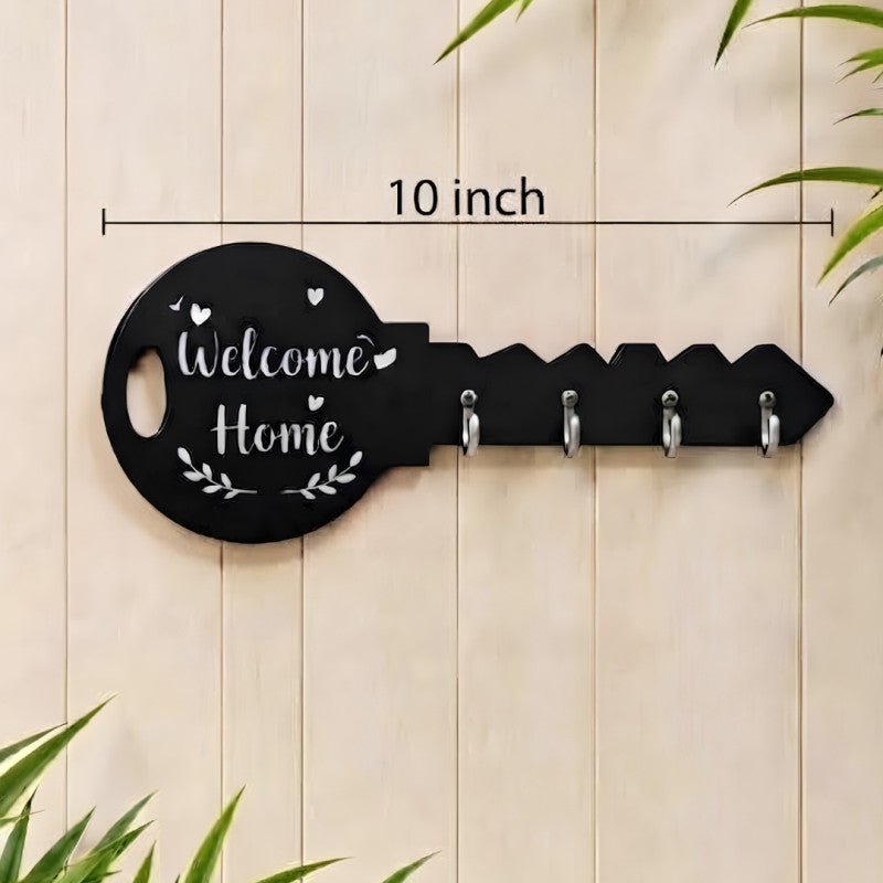 Wall Mounted Metal Key Holder with 5 Hooks for Home Entrance and Wall Décor - Homazing