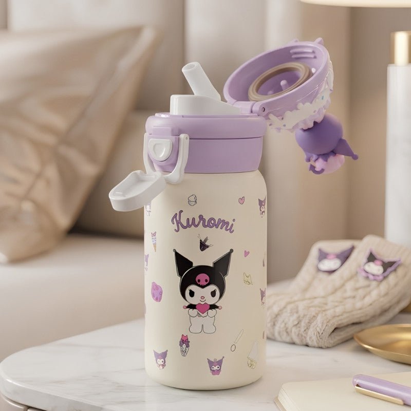 Water Bottle Kuromi Stainless Steel 470ML - Homazing
