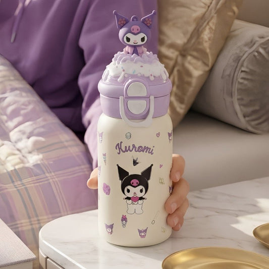 Water Bottle Kuromi Stainless Steel 470ML - Homazing