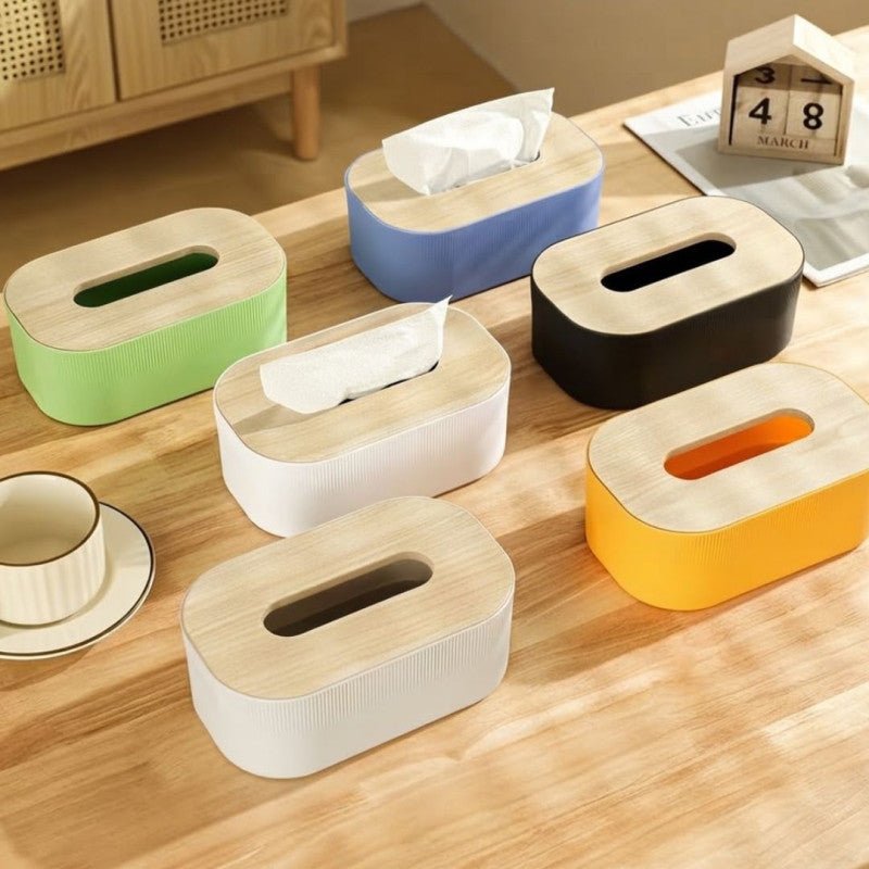 Wooden Head Tissue Box - Homazing