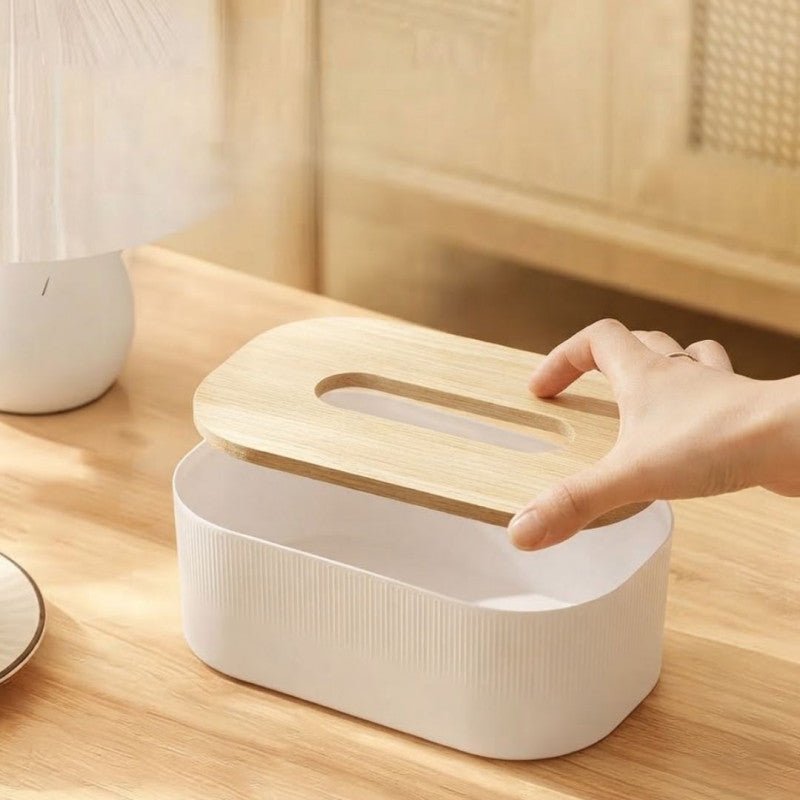 Wooden Head Tissue Box - Homazing